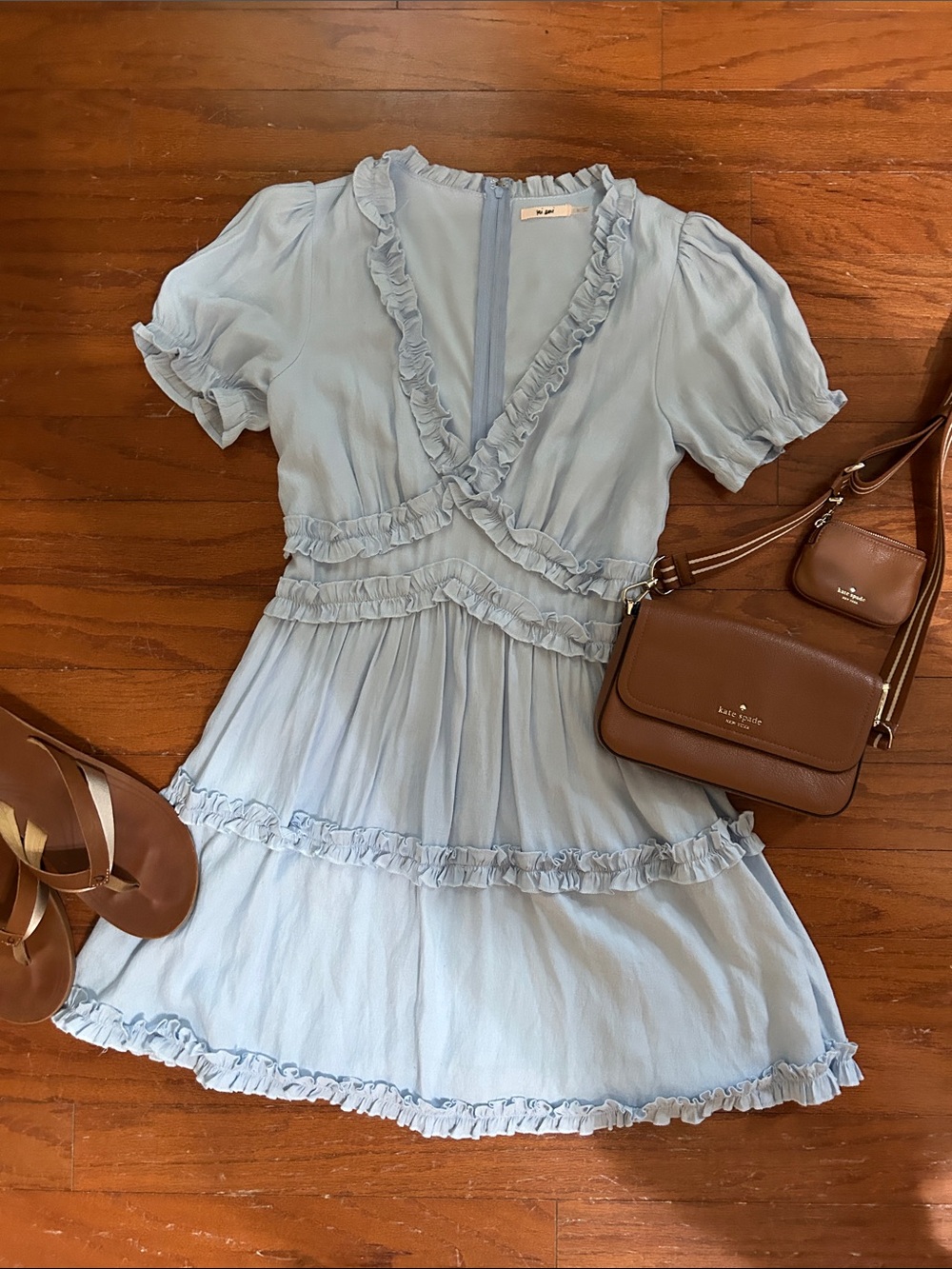 Mi Ami Ruffle Mini-Dress